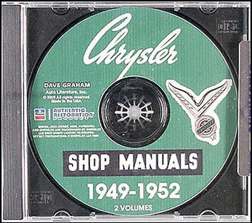 Chrysler shop manuell 1949 - shop, cd