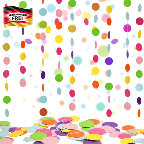 Bunte girlande aus - bunte,