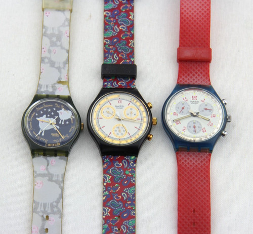 Konvolut swatch uhr chrono - uhr,