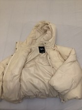 Beige Winterjacke XS
