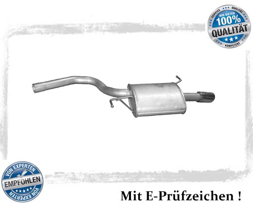 Endschalldämpfer für audi - endschalldämpfer, a4