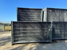 10 Stk Bauzaun B-Ware - 35 Meter Mobilzaun  PE-Fuß 16 kg  und Verbinder im Set