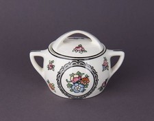 Max Roesler Keramik Zuckerdose Jugendstil