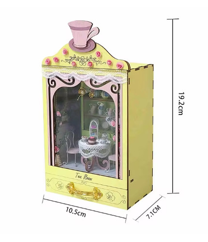Diy miniatur puppenhaus zum - miniatur,