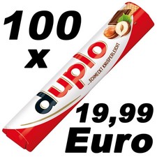100 x duplo Schoko-Riegel