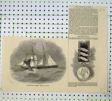 Original alter antiker Druck