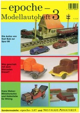 █► epoche Modellautoheft 3 - Bub Wiking Mercedes Diesel Franz Weber - Plattner
