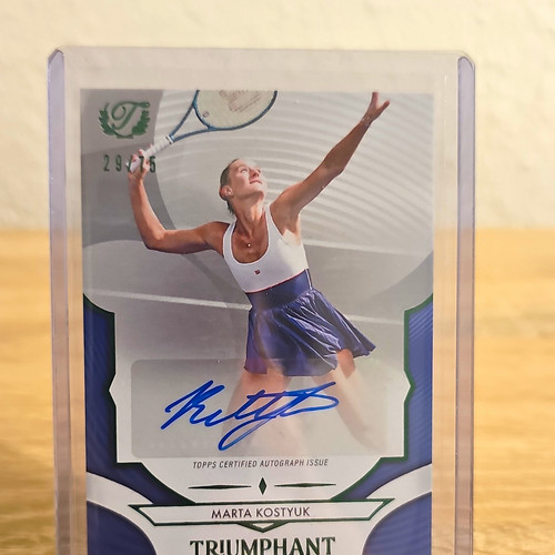 Topps triumphant marta kostyuk - topps,