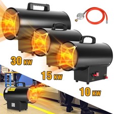 Gasheizgebläse mobilerHeißluftgenerator Gasheizer Heizkanone Ventilator Garagen