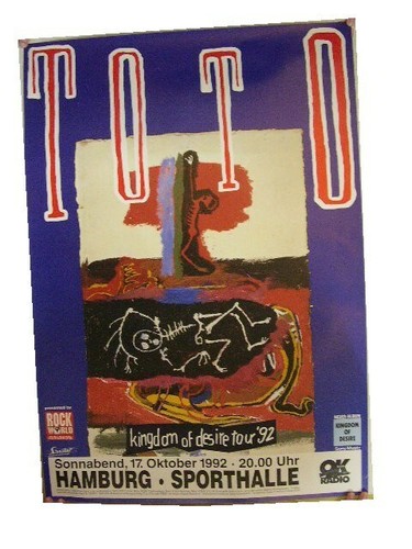 Toto german tour poster - german,