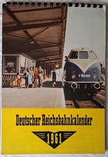 originaler DEUTSCHER REICHSBAHNKALENDER 1961  vollständig, tolle Bilder, super