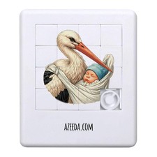 Schiebepuzzle "Storch mit