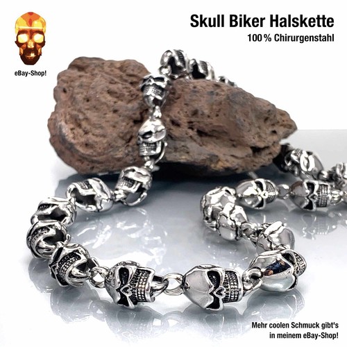 Skull halskette - 15,