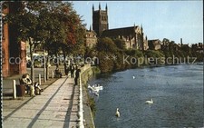 Worcester Cathedral form the River Severn