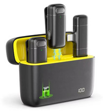 Bluetooth Wireless Lavalier Mikrofon Mini Ansteckmikrofon Handy-Live-Stream TON