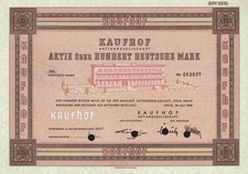 Kaufhof AG 1960 Köln