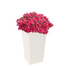 Blumenkübel Creme Hochglanz