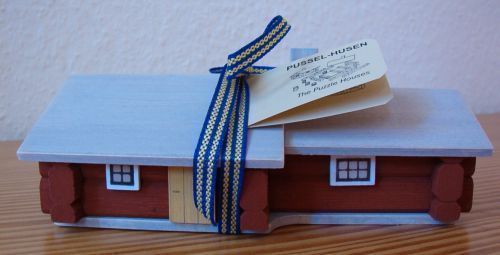 Puzzle haus holzpuzzle - haus,