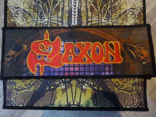 Saxon back patch - saxon,