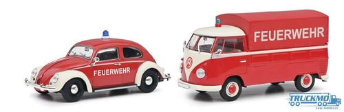 Schuco feuerwehr volkswagen - schuco,
