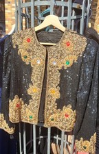 Pailletten Jacke mit