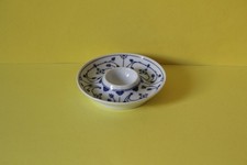 Heinrich Boch Indisch Blau Strohblume Eierbecher mit Ablage 12,8 cm 078524