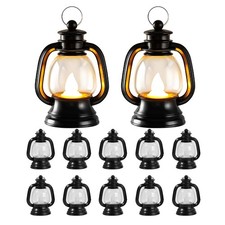 12 Stück Mini Laterne Vintage