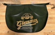 Kellnerschürze - Zapferschürze - Gleumes Alt mit Kette - Leder (?)