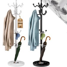 CASARIA® Garderobenständer Kleiderständer Metall Stabil Freistehend Garderobe