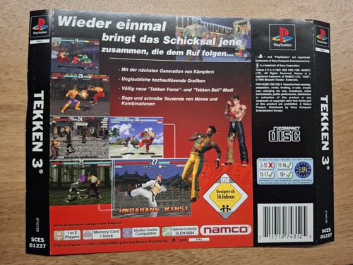 Tekken sony playstation 1 - tekken,