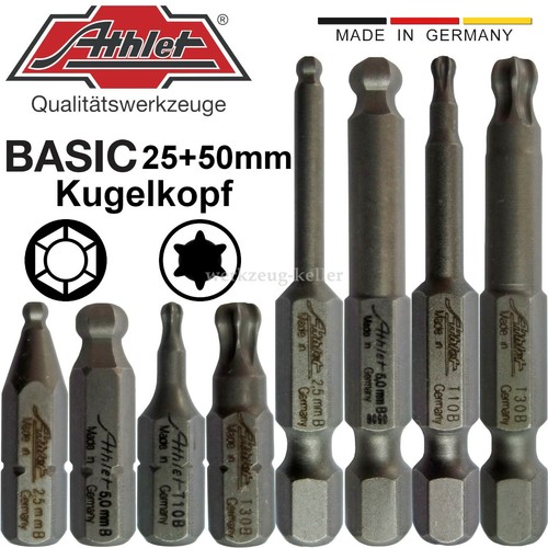 Athlet basic kugelkopf bits - athlet, kugelkopf-bits