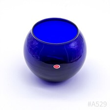 Vintage Glass Ball Vase Vase