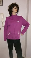 Gr.XXL Gina Benotti Jacke 100 % Baumwolle lila pink