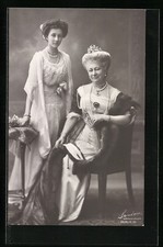 Ansichtskarte Kaiserin Auguste Victoria und Prinzessin Victoria Luise 