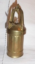 Bergbau Andenken Bergbau kleine Grubenlampe aus Messing  ca. 16 cm ho