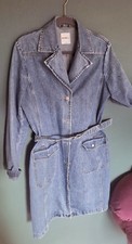 Damen Jeansmantel Gr.42 Gin