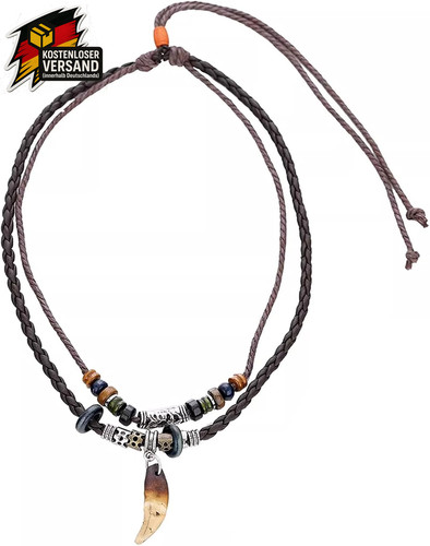 Boho halskette unisex - boho-halskette,