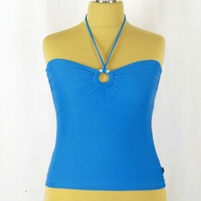 Seafolly Tankini Set Größe 40B Blau Slip Gr. 38 Neckholder gebraucht