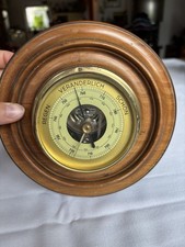 Barometer Hydrometer Wetterstation Vintage Holz Messing