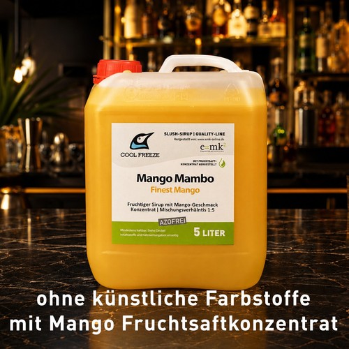 Mango mambo slush - sirup, |