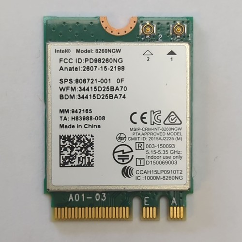 Intel 8260ngw wlan - wlan, karte