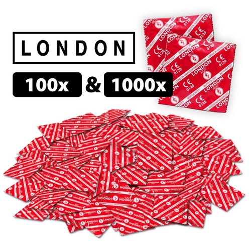 London rot kondome - rot, kondome,
