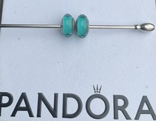 PANDORA Charm Murano Türkis