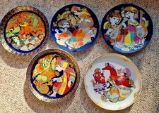 Konvolut Rosenthal 5x Sammelteller B.Wiinblad Neuwertig 