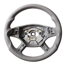 Mercedes Lenkrad W164ML W251 R Klasse Tuning Neu Beziehen grau Leder 55990