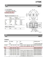 FERRITKERN RM7 (17,2x17,2mm) N30, AL=5000nH orig. Epcos, VPE= 250 Satz