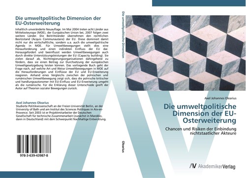 Die umweltpolitische dimension - umweltpolitische,