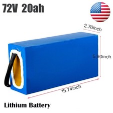72V 20Ah E-bike Lithium