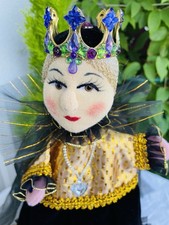 Dresdner Künstlerpuppe,Kersa,Handpuppe?   Königin ( Unikat!)