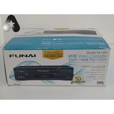 Funai D50Y-100M 6 Kopf HiFi-Stereo-Videorekorder VHS Recorder 12M. Gar. NEU OVP